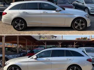 Mercedes-Benz C 220 2020 г., светло сив, снимка 4