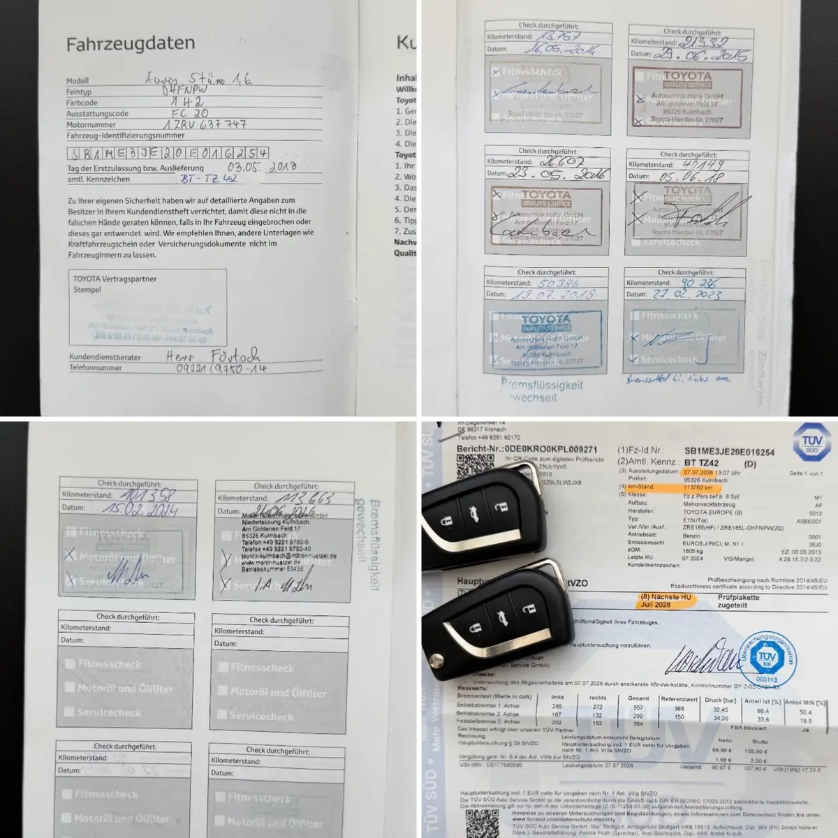 Toyota Auris 2013 г., тъмно сив – документи, снимка 17 от 17