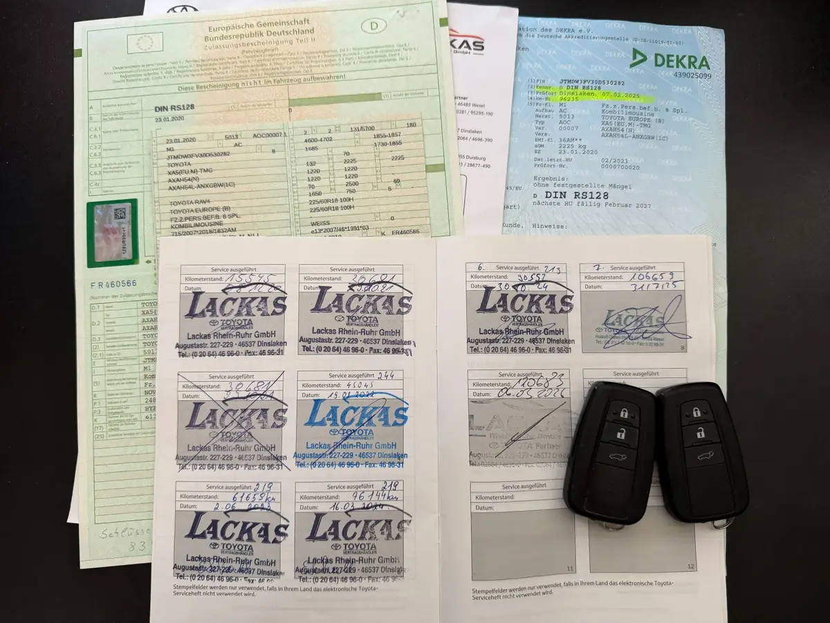 Toyota RAV4 2020 г., бял – документи, снимка 16 от 17